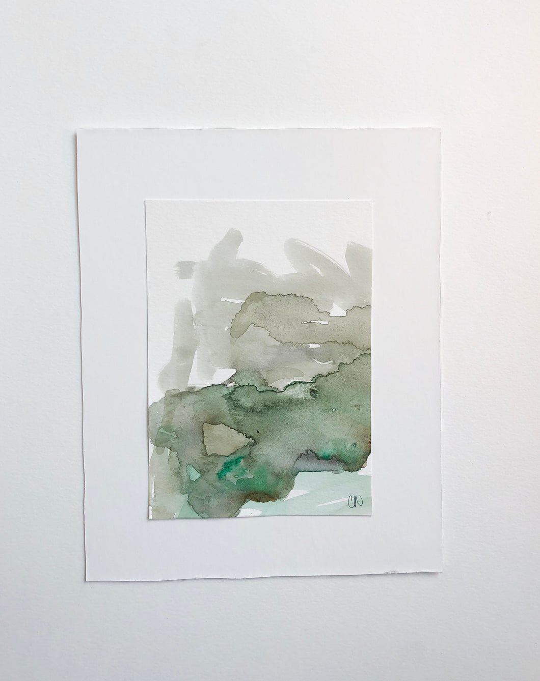 Deep Green Abstract