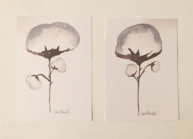 Cotton pair - gray - PRINTS